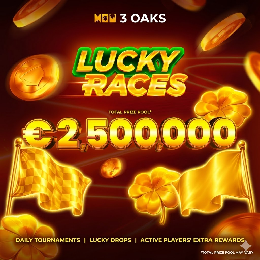 3 Oaks Gaming: Lucky Races